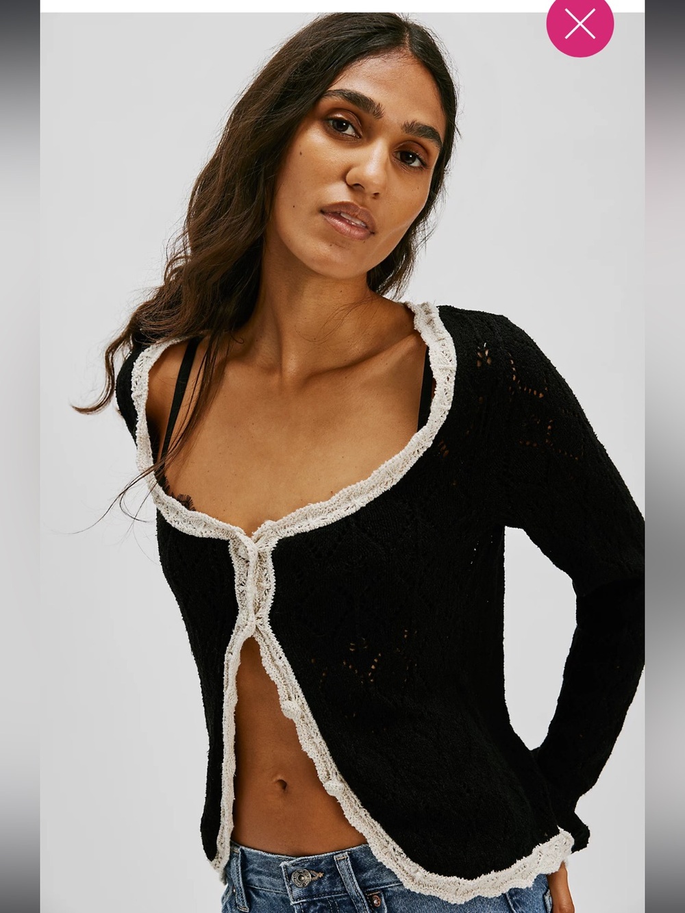 FREE PEOPLE ADELENE CARDIGAN